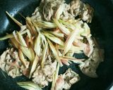 豚肉とみょうがのごま味噌炒め★作り方3写真