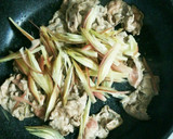 豚肉とみょうがのごま味噌炒め★作り方3写真