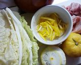 柚子香る♪白菜と豚肉の重ね煮作り方1写真