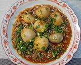 麻婆里芋作り方4写真