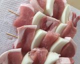 懐かしい 玉葱豚カツ串作り方3写真