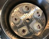 赤飯饅頭:桜バージョン作り方4写真