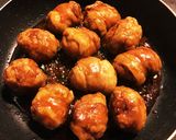 豚こまで甘辛団子風作り方7写真