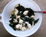 水切り不要！豆腐とわかめのヘルシーサラダ作り方4写真