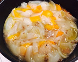 とろ〜りチーズとたっぷり新玉ねぎのスープ作り方8写真