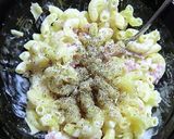 コンビーフハッシュ入り簡単マカロニサラダ作り方2写真