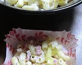 コンビーフハッシュ入り簡単マカロニサラダ作り方3写真