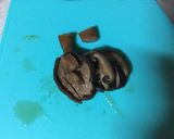 納豆と椎茸の甘煮のオムレツ作り方2写真