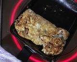 納豆と椎茸の甘煮のオムレツ作り方6写真