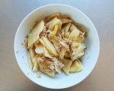 レンジで簡単☆ご飯のお供に無限たけのこ。作り方3写真