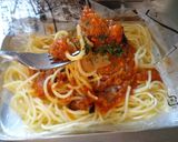 最山のメスティンでミートソーススパゲティ作り方15写真