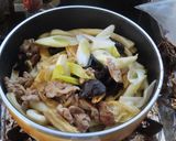 豚肉と棒湯葉と黒木耳の中華風炒めうどん作り方11写真