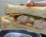 しそ梅ときゅうりとツナのホットサンド②作り方9写真