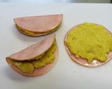 お弁当に✿さつま芋のカレー風味ハムカツ作り方4写真