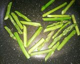アスパラベーコンのレモンバター炒め作り方1写真