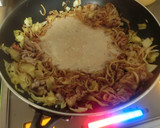 焼きそばともんじゃ焼き合わせました＾＾作り方6写真