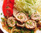 お弁当にも☆しっとり油揚げの豚肉巻き作り方10写真