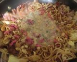 イカ焼きそばでもんじゃ焼きです＾＾作り方7写真