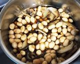 出汁がら昆布椎茸の活用＊大豆煮作り方1写真