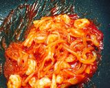 簡単♪むきエビと玉ねぎのケチャップ炒め♡作り方7写真