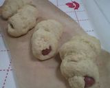 ごはんパン de ウインナーロール作り方3写真