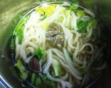 簡単♪あさりと春キャベツのうどん作り方6写真