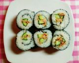 巻きす不用！ツナときゅうりの握り巻き☆作り方6写真