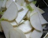 かぶとベーコンのオイマヨ炒め作り方1写真