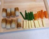 ちくわでかさ増し肉巻き作り方1写真