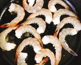海老のガーリックレモンバター炒め作り方4写真