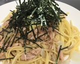 簡単！フライパンで和風ツナパスタ作り方7写真