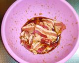 蒲焼のたれで！豚バラ☆鰻たれ丼作り方1写真
