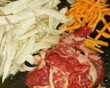 きんぴらごぼう☆肉入り簡単！作り方2写真