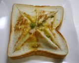 レンジで簡単!もこもこキッシュトースト作り方4写真