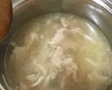 風邪の時に！しめじと豚肉の生姜スープ作り方5写真