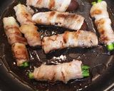 ナスとアスパラガスの豚バラ肉巻き作り方3写真