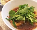 簡単ランチ♡絶品豚バラつけ汁蕎麦（甘口）作り方7写真