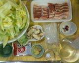 うどんスープde春キャベツ＆豚バラ煮♪作り方1写真