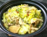 うどんスープde春キャベツ＆豚バラ煮♪作り方6写真