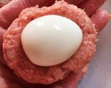 揚げずに煮込むスコッチエッグ作り方5写真