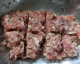 ✿ぶりのミンチ詰め焼き花れんこん✿作り方3写真