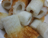 お弁当に ちくわの柚子マヨ和え作り方1写真