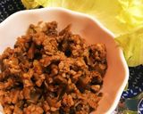 ピリ辛！甘辛！肉味噌そぼろのレタス包み作り方4写真