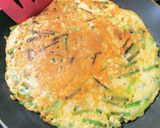 長芋でヘルシー！ねぎ焼き(ワケギ焼き)作り方4写真