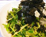 水菜だけ！シャキシャキ胡麻和え作り方3写真