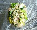 餃子のタネでハンバーグおろしポン酢ソース作り方1写真