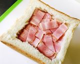 ベーコンとチーズのトースト作り方2写真