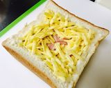 ベーコンとチーズのトースト作り方3写真