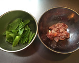 豚コマと絹さやのコクうま味噌炒め作り方1写真