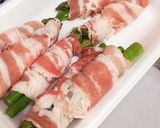 簡単！砂糖じょうゆのアスパラ豚肉まき作り方3写真